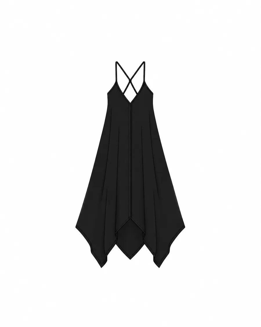 Éloïse Dress in Black Orchid