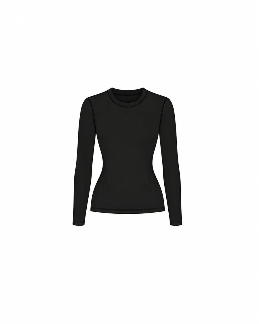 Riviera T-shirt in Black Orchid