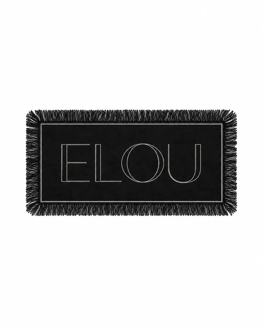 Towel in Black Orchid