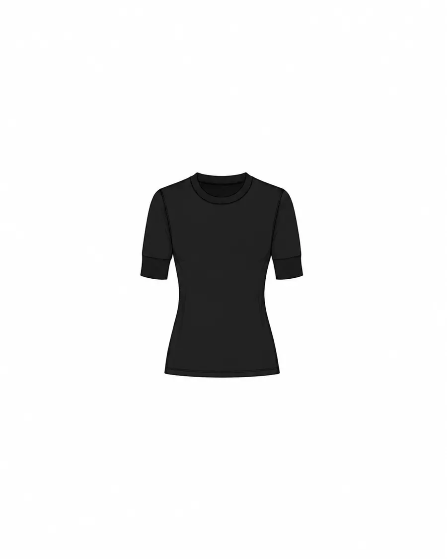 Elba T-shirt in Black Orchid